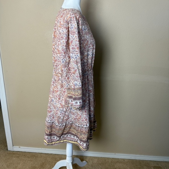 Frye and Co Long Sleeve Boho Dress- Size XL - Picture 5 of 10